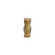 Golden Brass Standing Owl Agarbatti Holder Stand